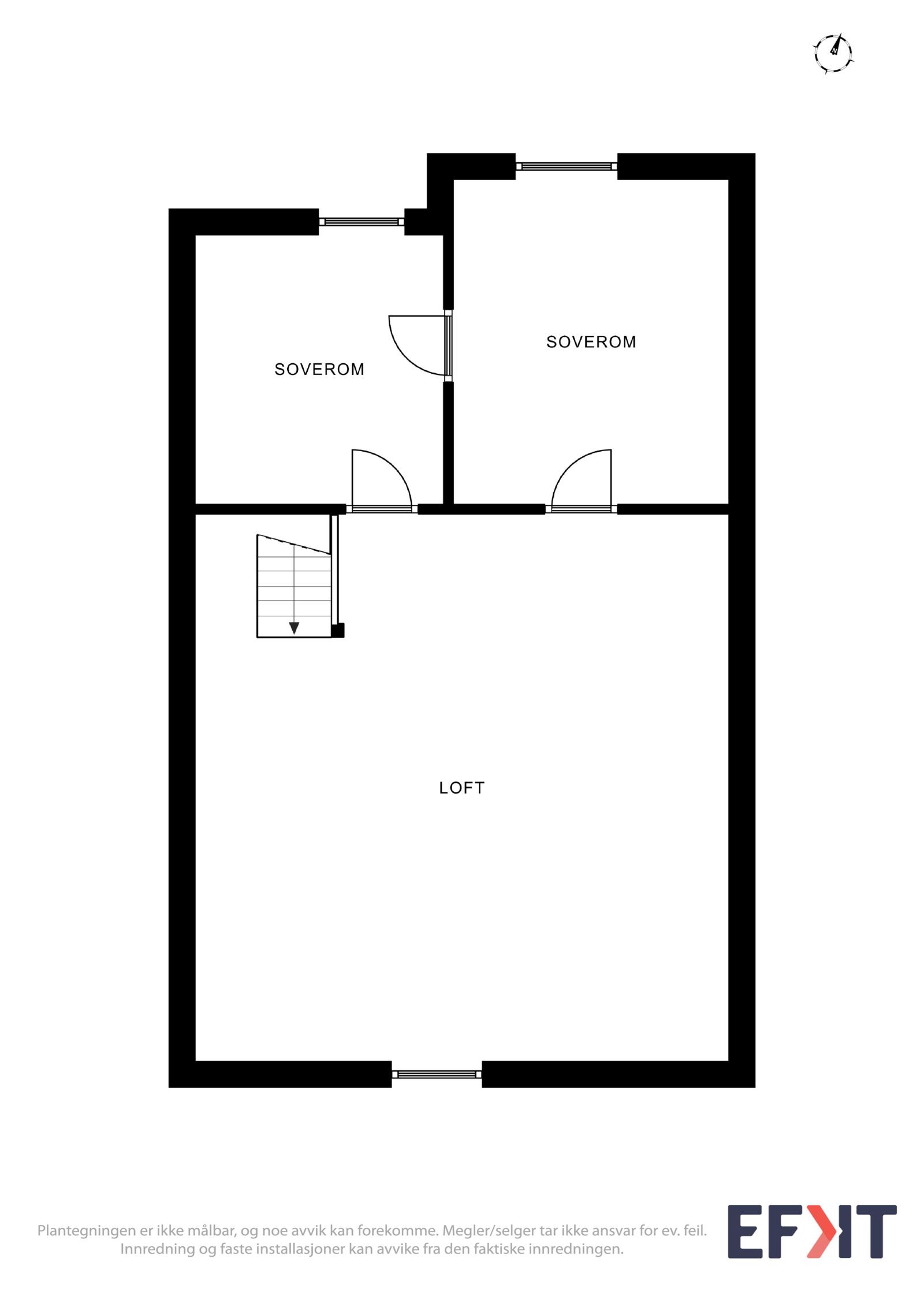 Plantegning 2. etasje av bryggerhuset