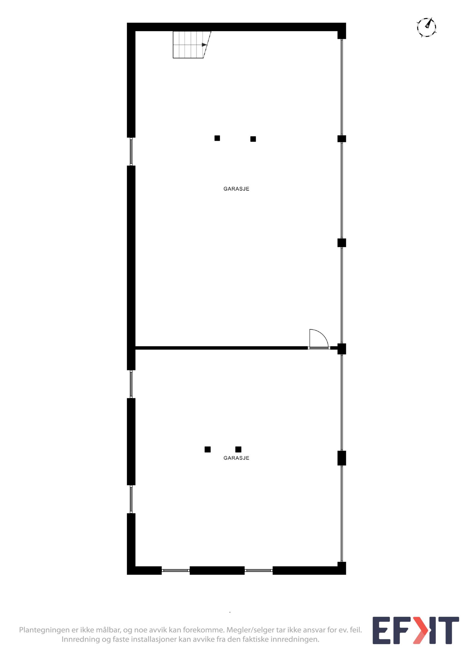 Plantegning 1. etasje redskapshus