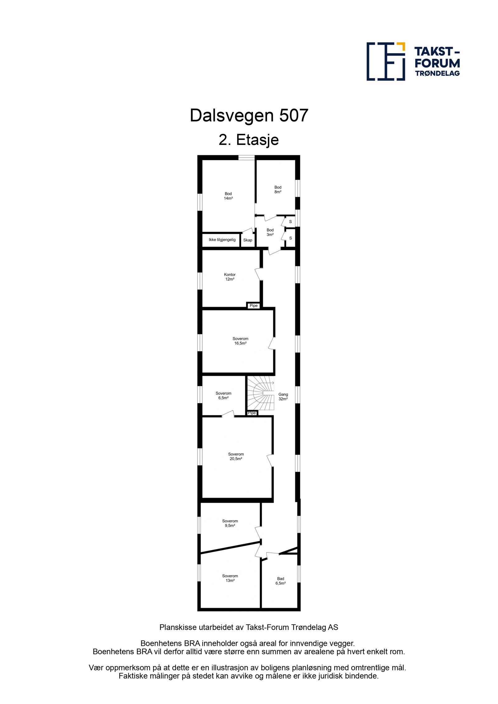 Planskisse 2.etasje