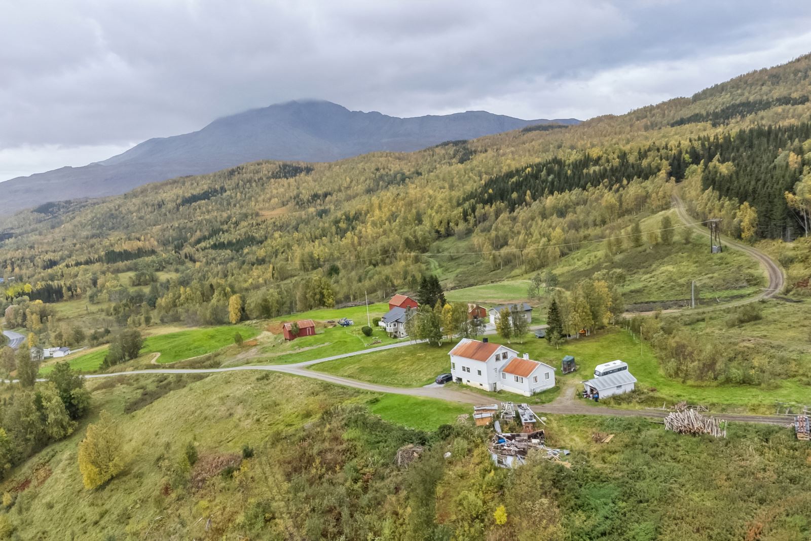 Gårdstun og område