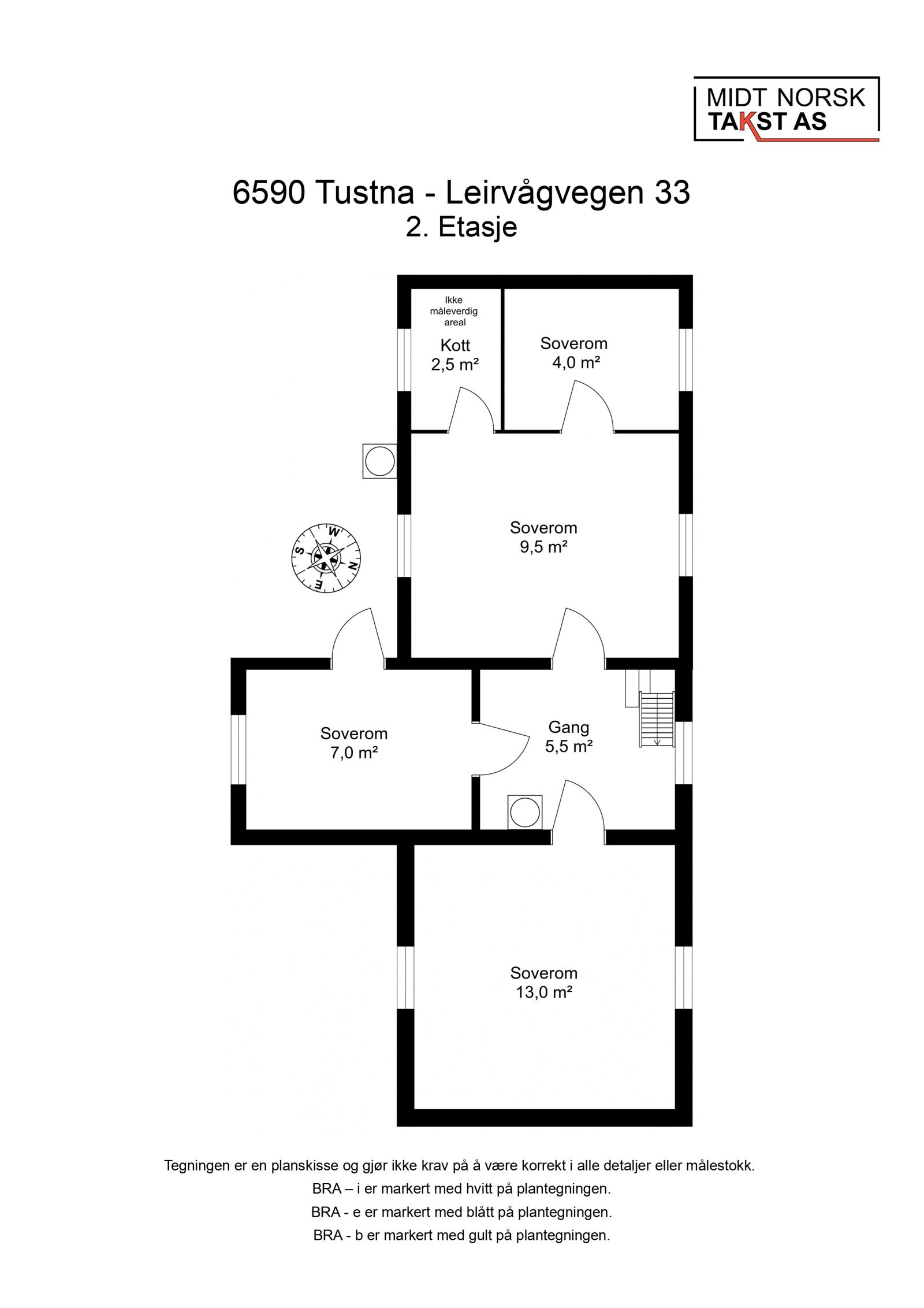 Planskisse 2. etasje