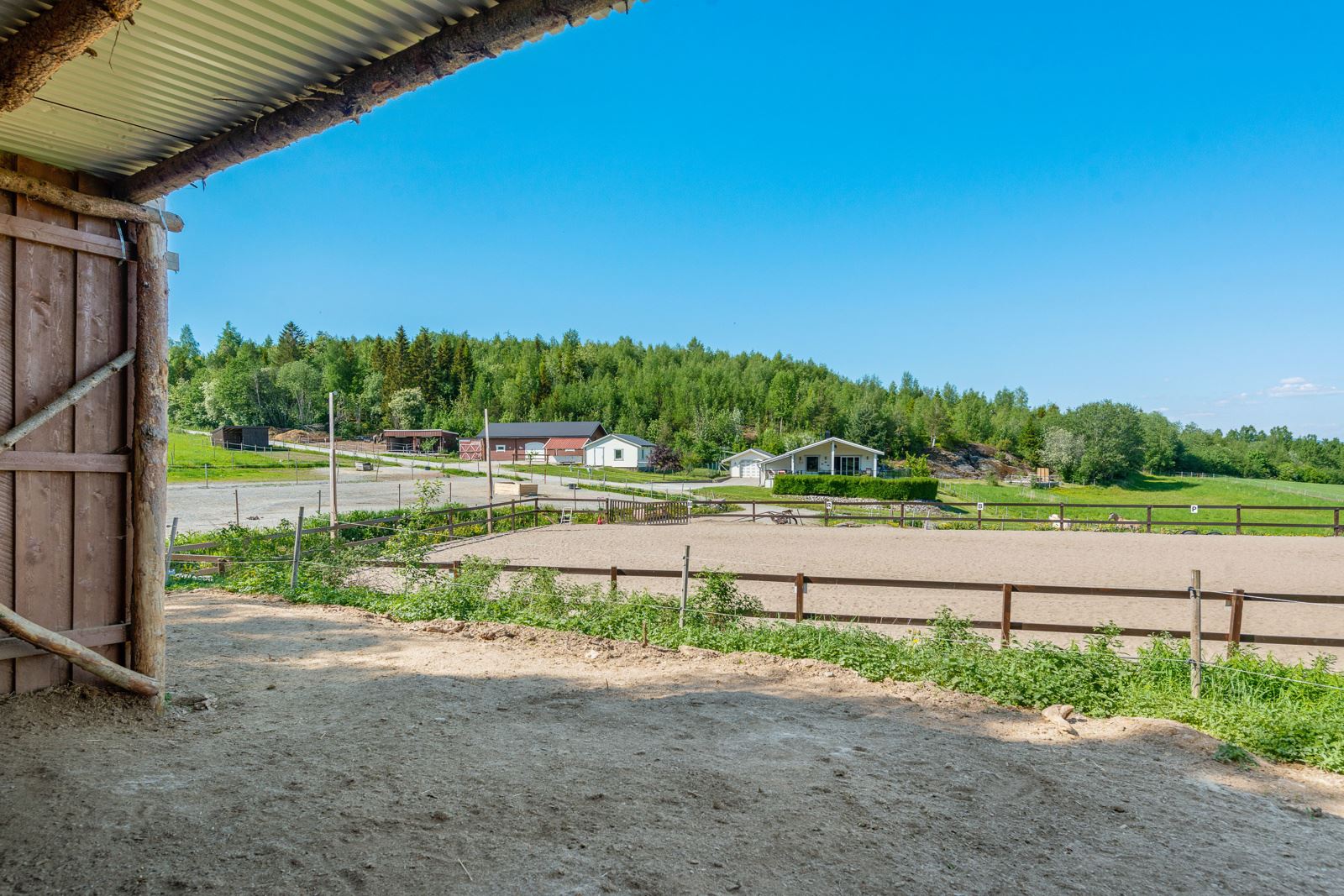 Luftegård/apellplass for hest